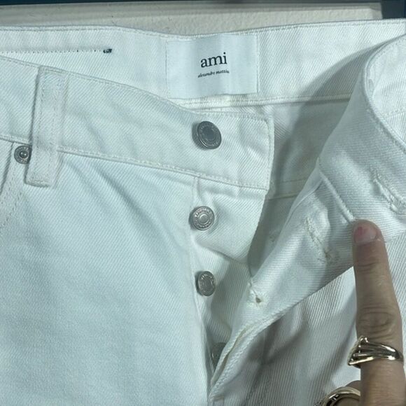 Alexandre Mattiussi white jeans‎ from Ami Paris, TAPERED FIT, size 31 - Picture 6 of 15